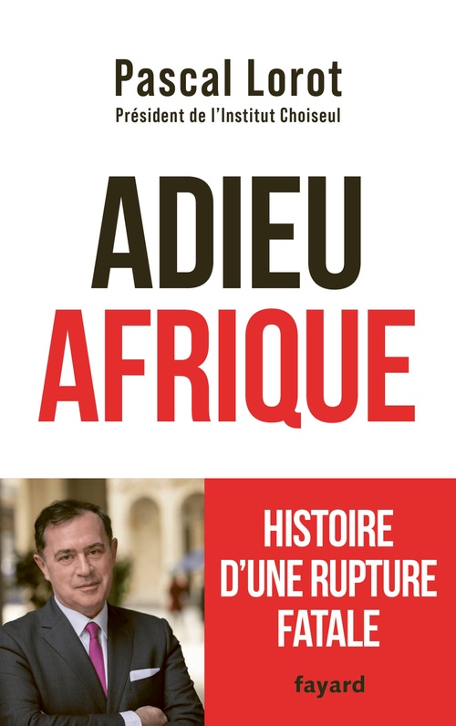 ebook cover of Adieu Afrique, by Pascal Lorot