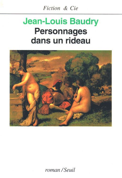 Couverture ebook de Personnages dans un rideau, de Baudry Jean-Louis