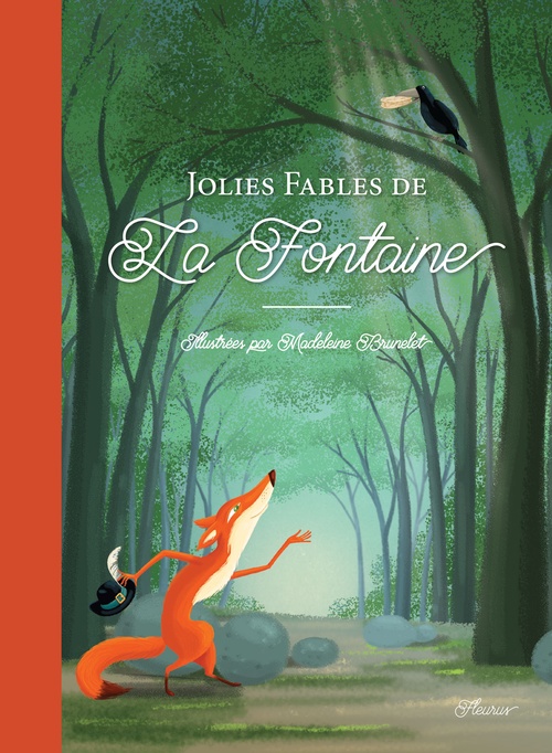 Couverture ebook de Jolies Fables de La Fontaine, de Jean de La Fontaine, Madeleine Brunelet