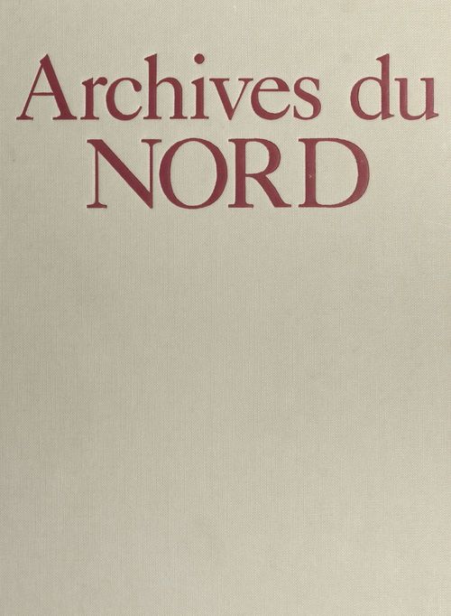 ebook cover of Archives du Nord, by Collectif