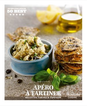 ebook cover of Apéro à tartiner - rillettes, tarama, tapenades, by Audrey Le Goff