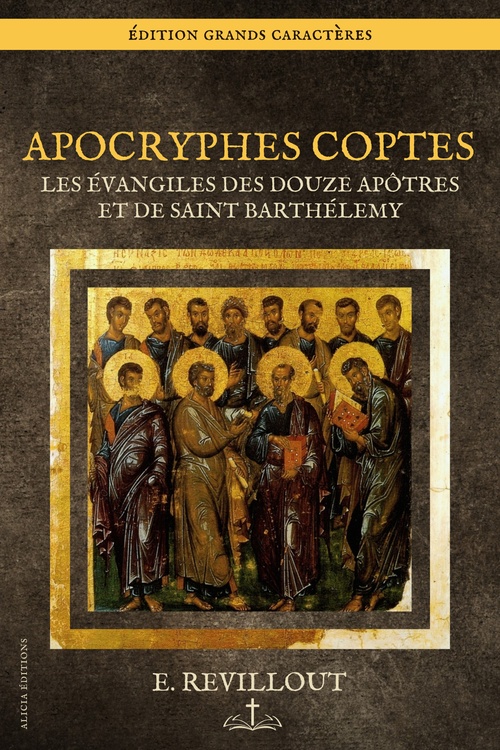 Couverture ebook de Apocryphes Coptes, de E. Revillout