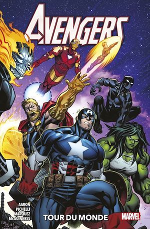 Couverture ebook de Avengers (2018) T02, de Jason Aaron, Sara Pichelli, Ed McGuinness, David Marquez