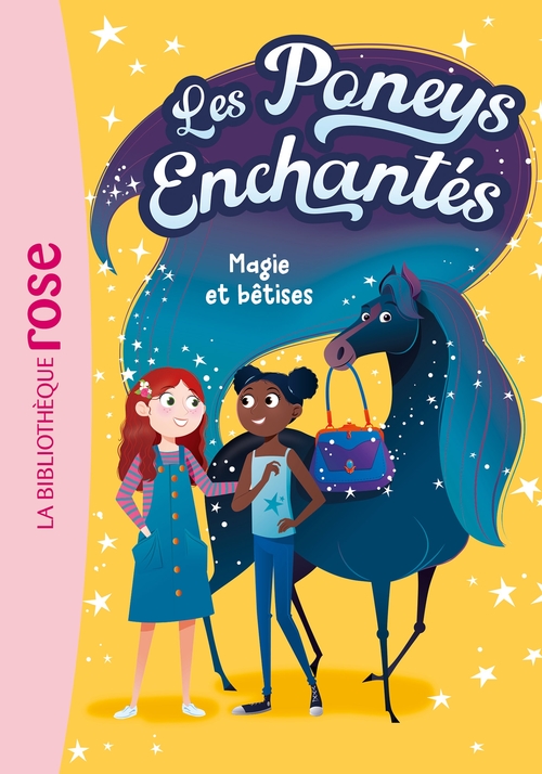 ebook cover of Les Poneys Enchantés 01 - Magie et bêtises, by Stacy Gregg