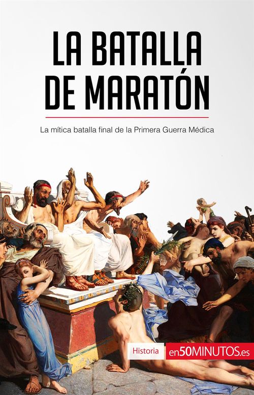 Couverture ebook de La batalla de Maratón, de 50minutos.Es