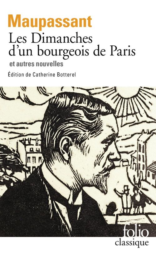 ebook cover of Les Dimanches d'un bourgeois de Paris et autres nouvelles, by Guy de Maupassant