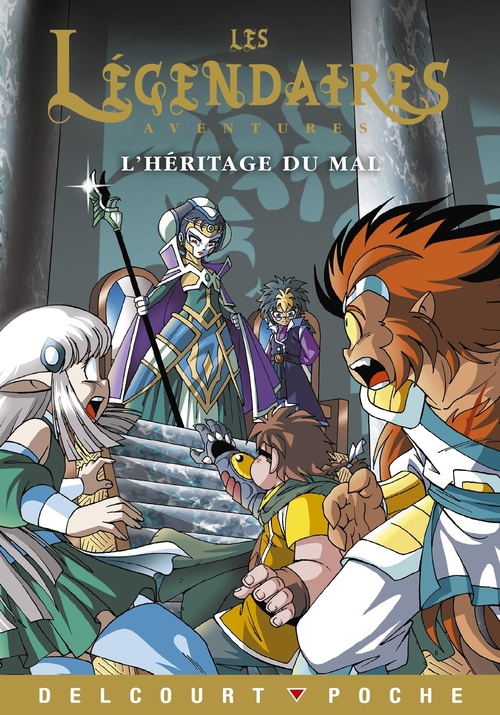 Couverture ebook de Les Légendaires Aventures - L'Héritage du mal, de Nicolas Jarry, Patrick Sobral