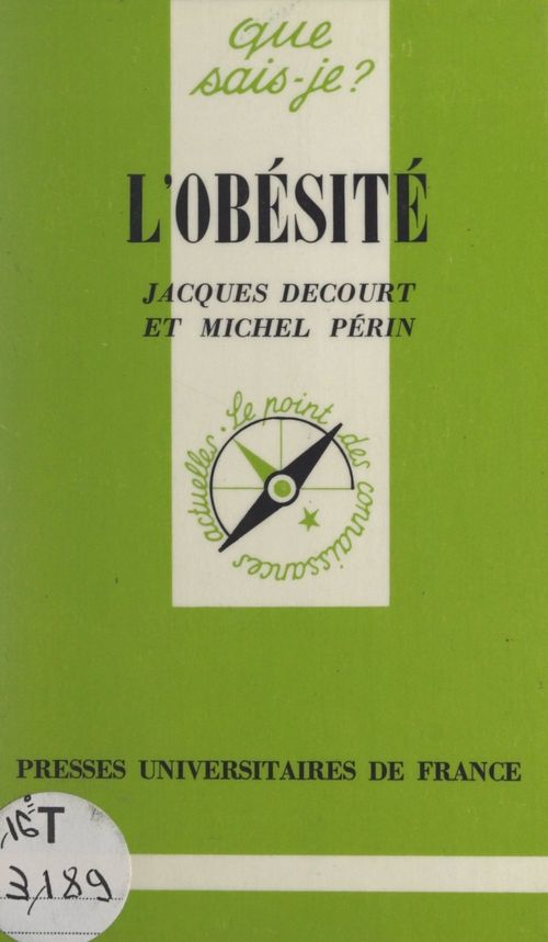 Couverture ebook de L'obésité, de Jacques Decourt, Michel Perin