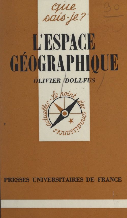 ebook cover of L'espace géographique, by Olivier Dollfus
