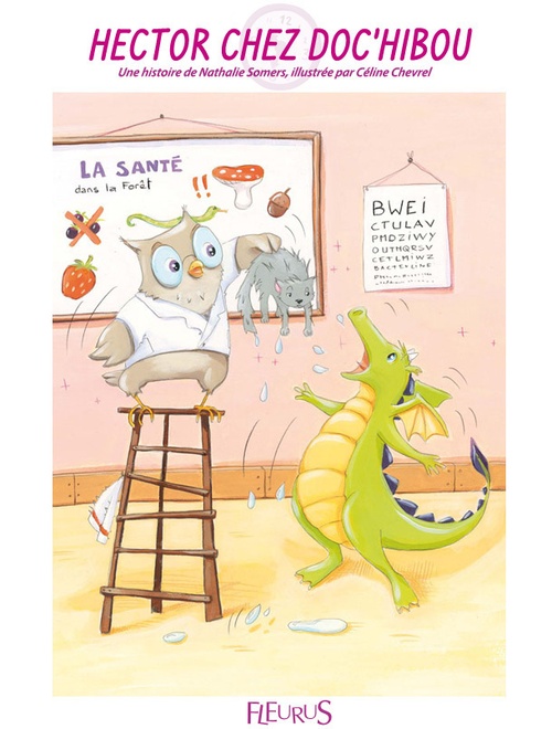 ebook cover of Hector chez Doc'Hibou, by Céline Chevrel, Nathalie Somers