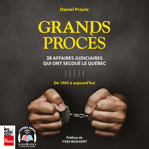 Couverture audiobook de Grands procès, de Proulx Daniel