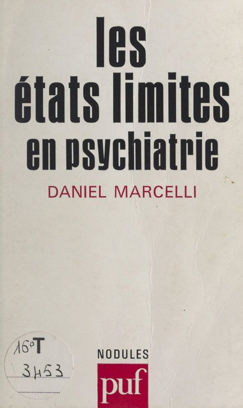 Couverture ebook de Les états limites en psychiatrie, de Daniel Marcelli