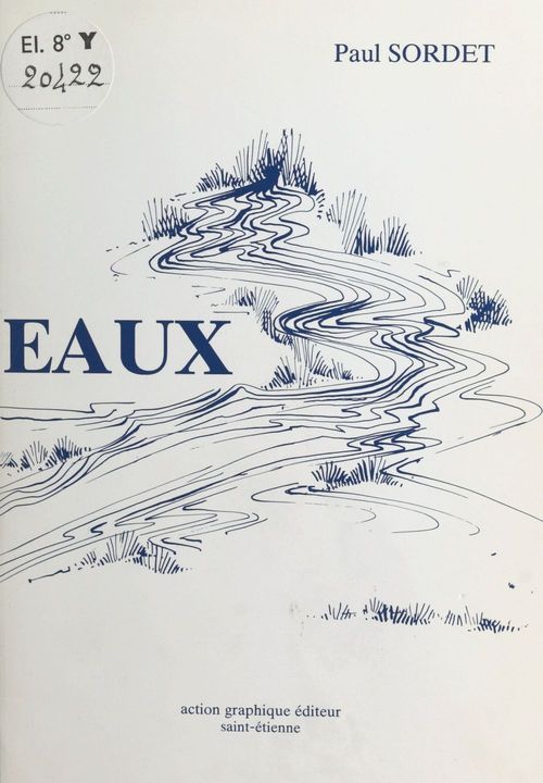 Couverture ebook de Eaux, de Paul Sordet