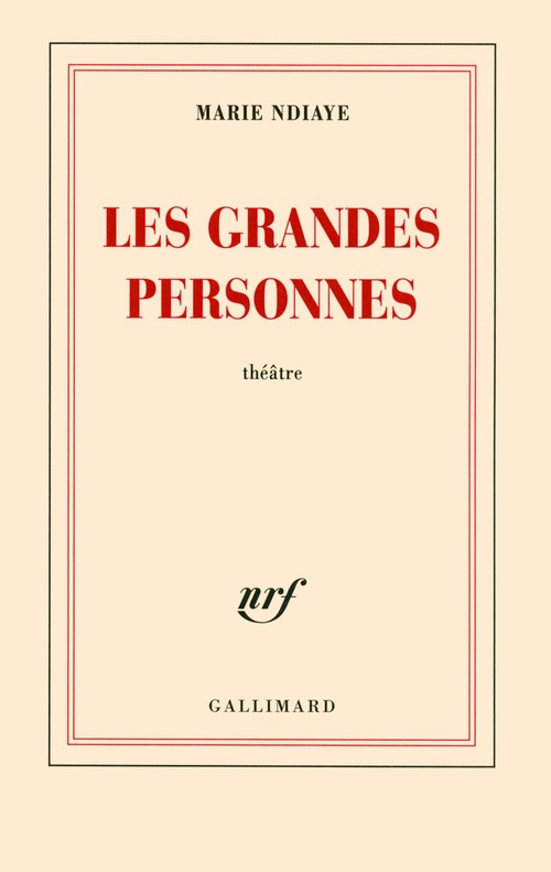 ebook cover of Les grandes personnes, by Marie NDiaye
