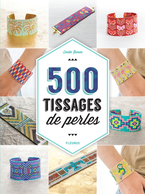 ebook cover of 500 tissages de perles, by Emilie Ramon