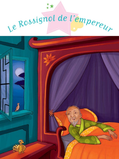 Couverture ebook de Le Rossignol de l'empereur, de Charlotte Grossetête, Amandine Wanert
