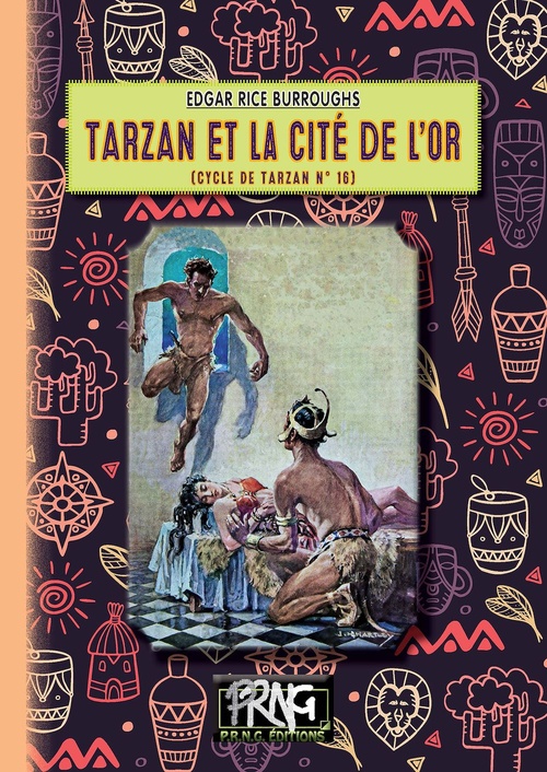 Couverture ebook de Tarzan et la Cité de l'Or (cycle de Tarzan n° 16), de Edgar Rice Burroughs