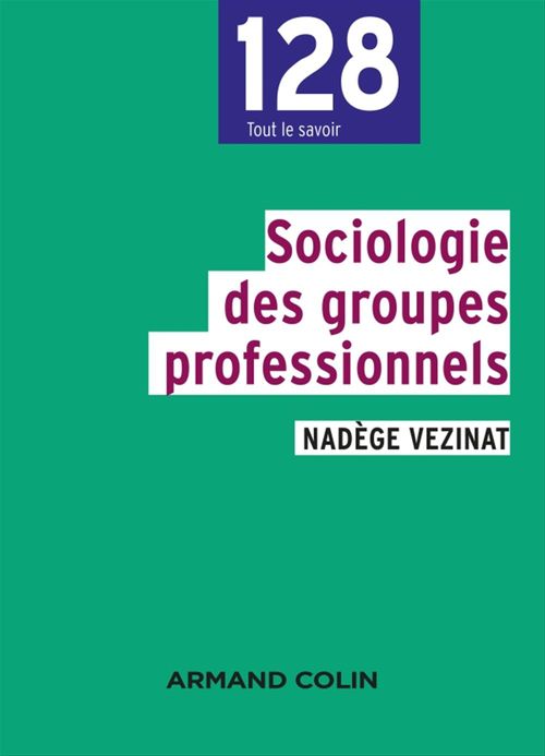 Couverture ebook de Sociologie des groupes professionnels, de Nadège Vezinat