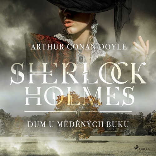 audiobook cover of Dum U medených buku, by Arthur Conan Doyle