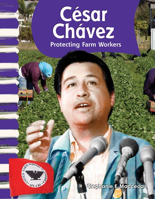 ebook cover of César Chávez, by Stephanie Macceca