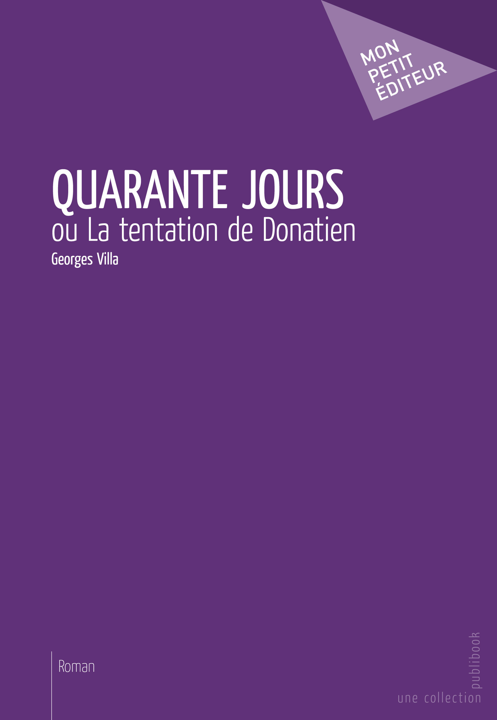 Couverture ebook de Quarante jours, de Georges Villa