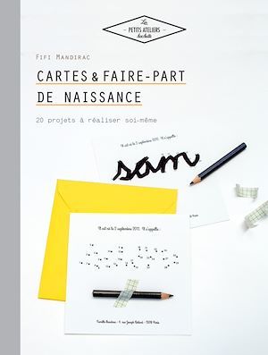 Couverture ebook de Cartes ef faire-parts de naissance, de Fifi Mandirac