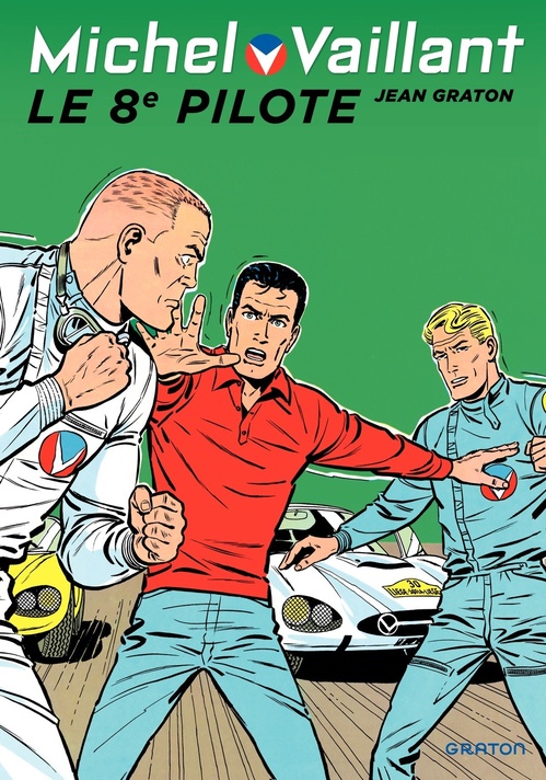 Couverture ebook de Michel Vaillant - Tome 8 - Le 8e pilote, de Jean Graton