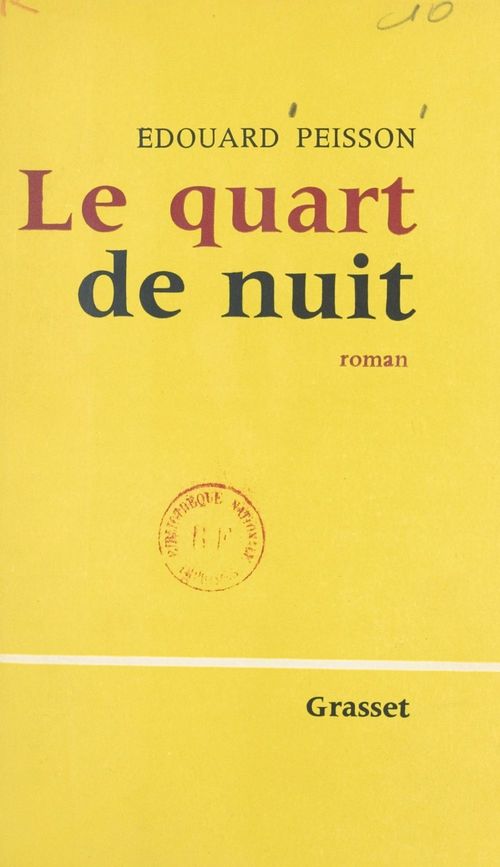 Couverture ebook de Le quart de nuit, de Edouard Peisson