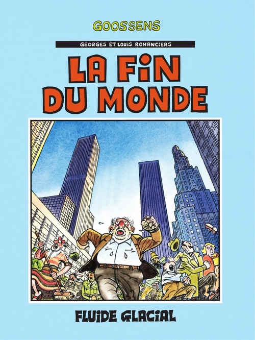 Couverture ebook de Georges et Louis romanciers : La fin du monde, de Daniel Goossens