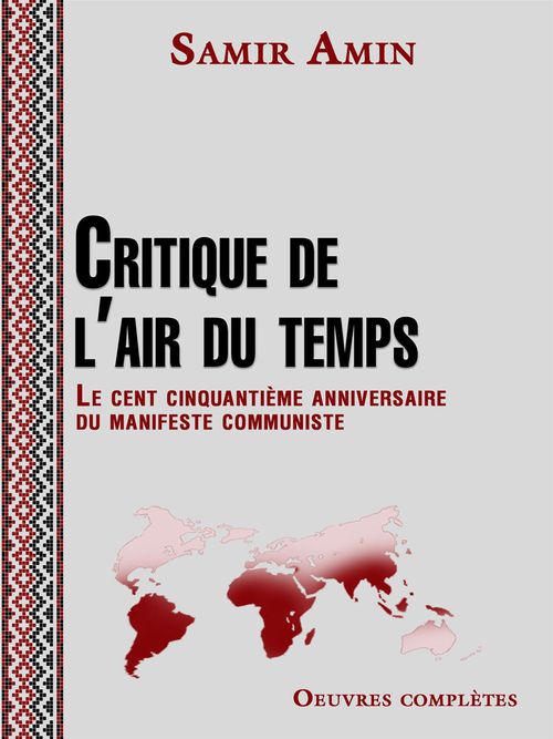 Couverture ebook de Critique de l'air du temps, de Samir Amin