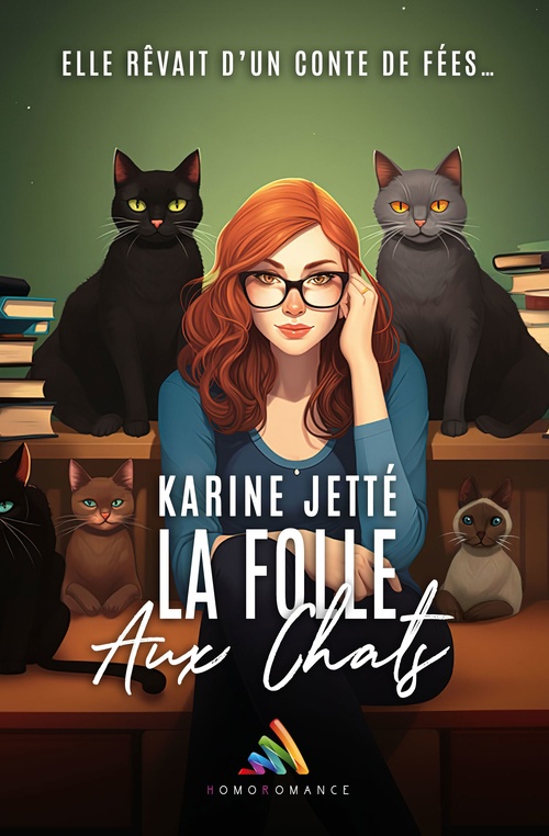 ebook cover of La folle aux chats, by Karine Jette