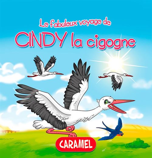 Couverture ebook de Cindy la cigogne, de Les Fabuleux Voyages, Monica Pierazzi Mitri