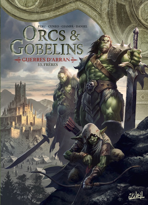 ebook cover of Orcs et Gobelins - Guerres d'Arran T33 - Frères, by Olivier Peru, Umberto Giampa