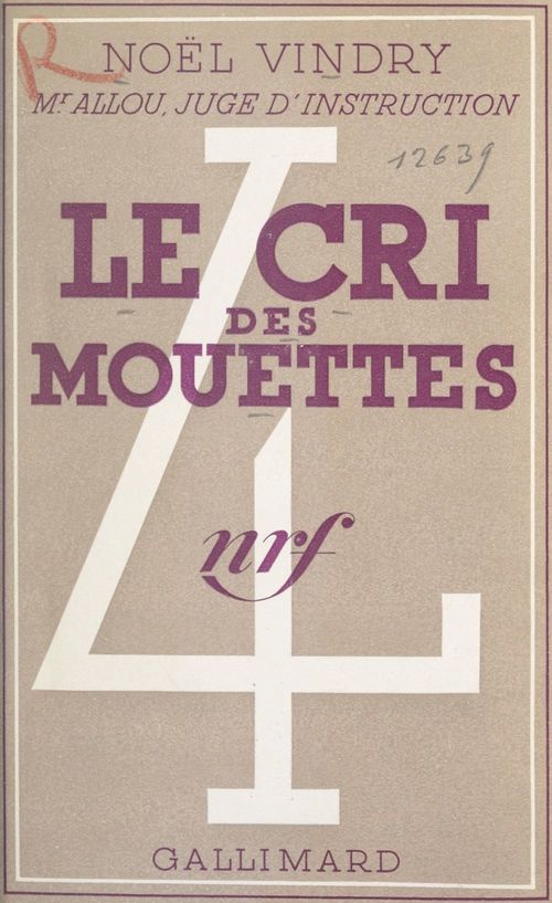 ebook cover of Le cri des mouettes, by Noel Vindry