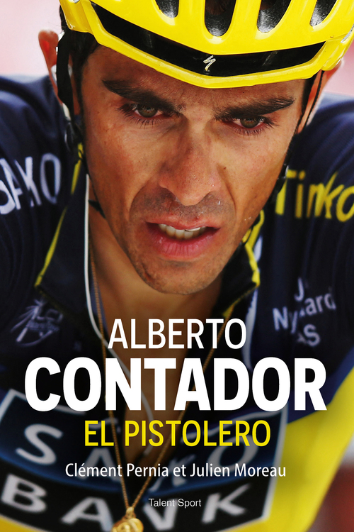 Couverture ebook de Alberto Contador, de Julien Moreau, Clément Pernia