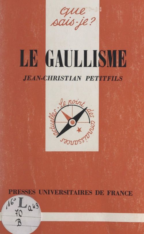 ebook cover of Le gaullisme, by Jean-Christian Petitfils