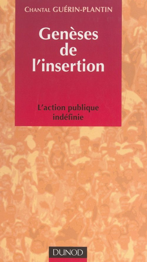 ebook cover of Genèses de l'insertion, by Chantal Guerin-plantin