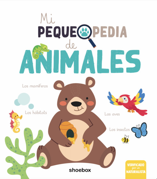 Couverture ebook de Mi pequepedia de animales, de Claire Chabot