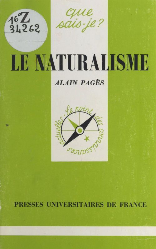 ebook cover of Le naturalisme, by Alain Pagès