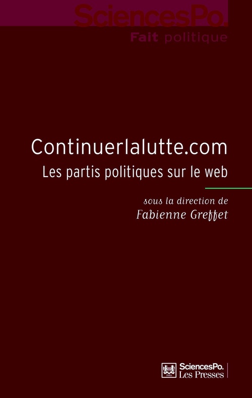 ebook cover of Continuerlalutte.com, by Fabienne Greffet