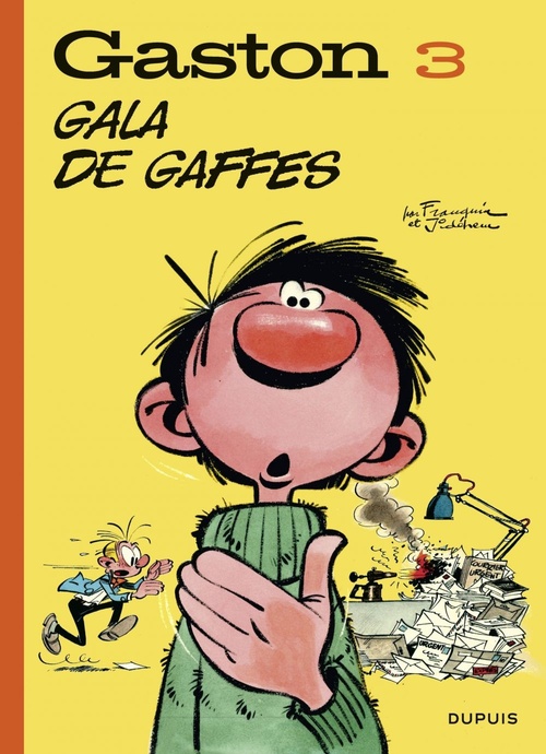 Couverture ebook de Gaston - Tome 3 - Gala de gaffes, de André Franquin