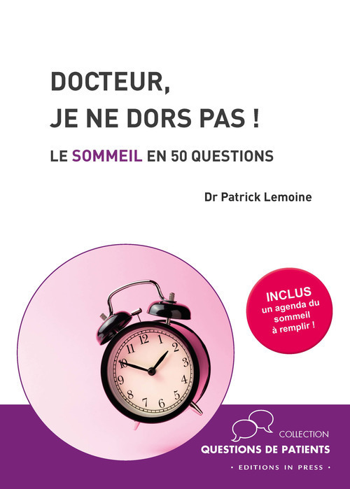 Couverture ebook de Docteur, je ne dors pas !, de Patrick Lemoine