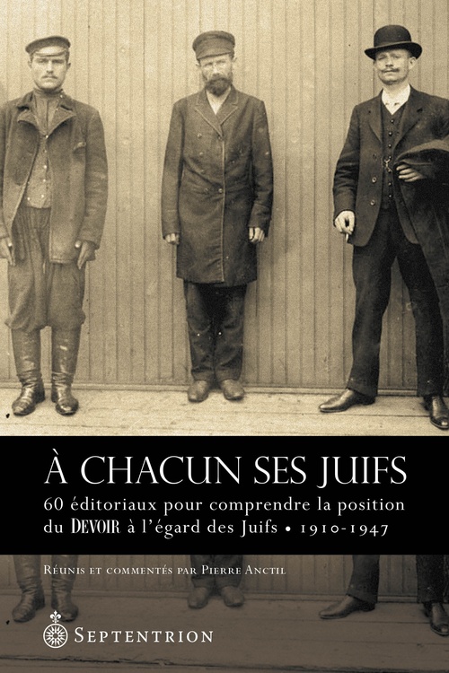 Couverture ebook de À chacun ses Juifs, de Anctil Pierre