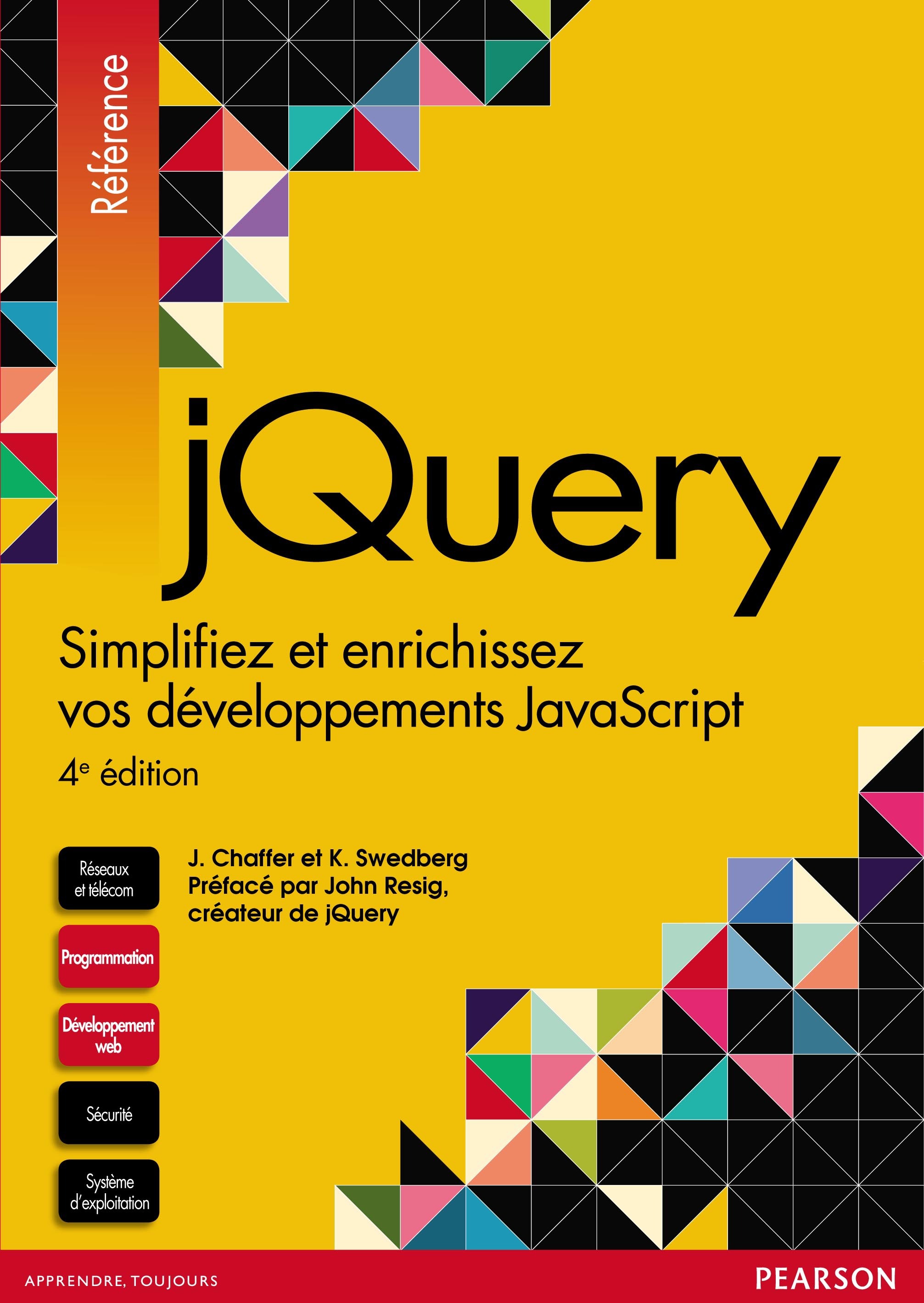 Couverture ebook de JQuery, de Jonathan Chaffer, Karl Swedberg