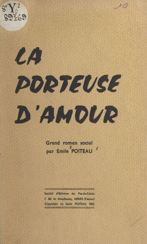 Couverture ebook de La porteuse d'amour, de Emile Poiteau