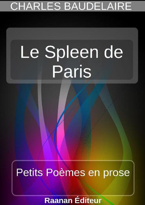 ebook cover of Le Spleen de Paris, by Charles Baudelaire