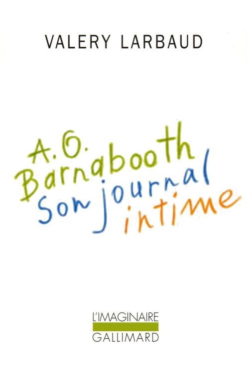 ebook cover of A. O. Barnabooth. Son journal intime, by Valéry Larbaud