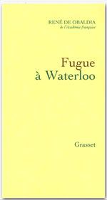 Couverture ebook de Fugue à Waterloo, de René de Obaldia