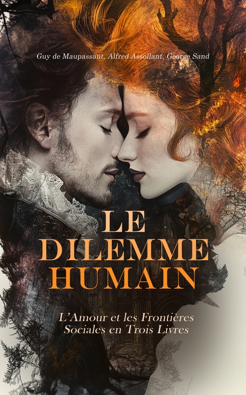 Couverture ebook de Le Dilemme Humain : L´Amour et les Frontières Sociales en Trois Livres, de Guy de Maupassant, Alfred Assollant, George Sand