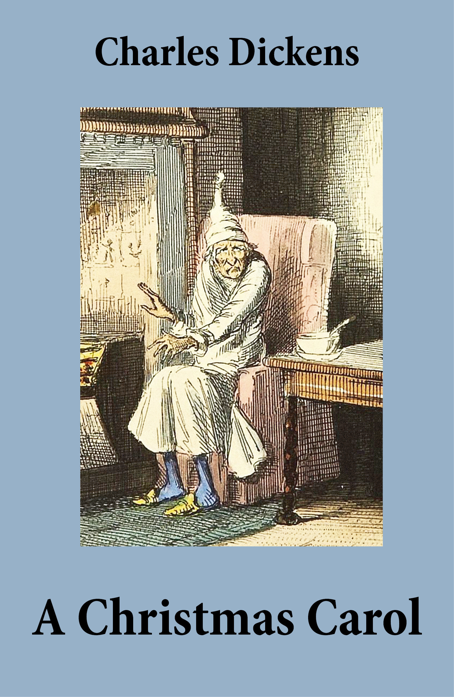 ebook cover of A Christmas Carol (Unabridged and Fully Illustrated), by Charles Dickens